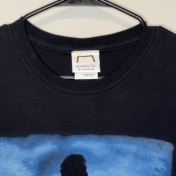 Barry Manilow Shirt Men's Large Black Graphic The New York Pops Atlantic City - Picture 2 of 6